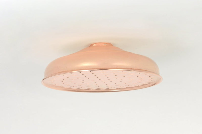 Load image into Gallery viewer, 140mm Shower Head Brass or Copper Plated