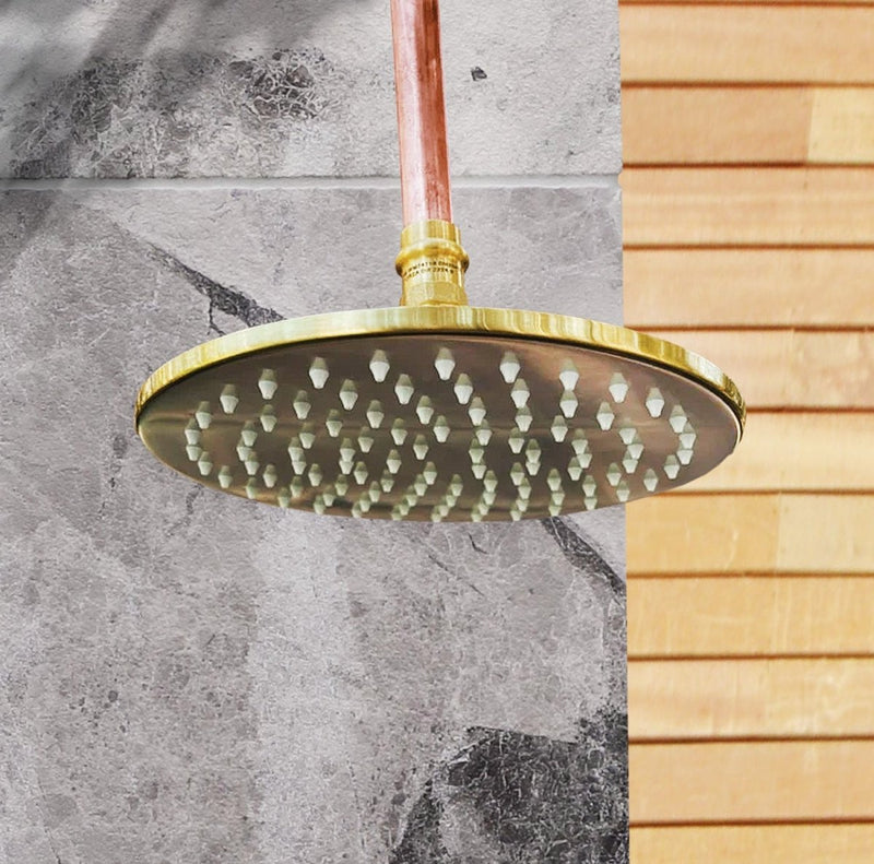 Load image into Gallery viewer, Brass Shower Head - 200mm - High Flow 9L/Min