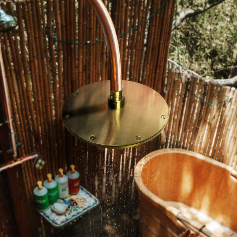 Load image into Gallery viewer, Brass Shower Head - 200mm - High Flow 9L/Min