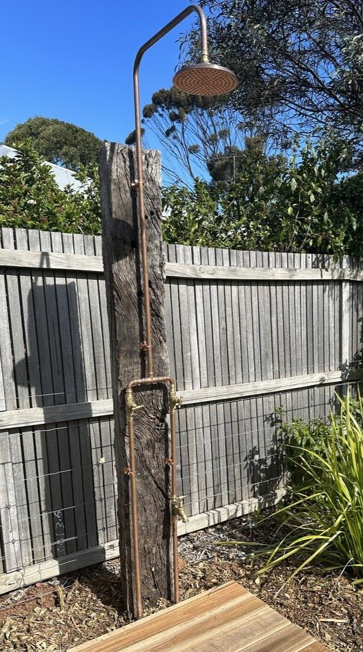 Load image into Gallery viewer, Premium ground feed with foot tap on timber post mounting