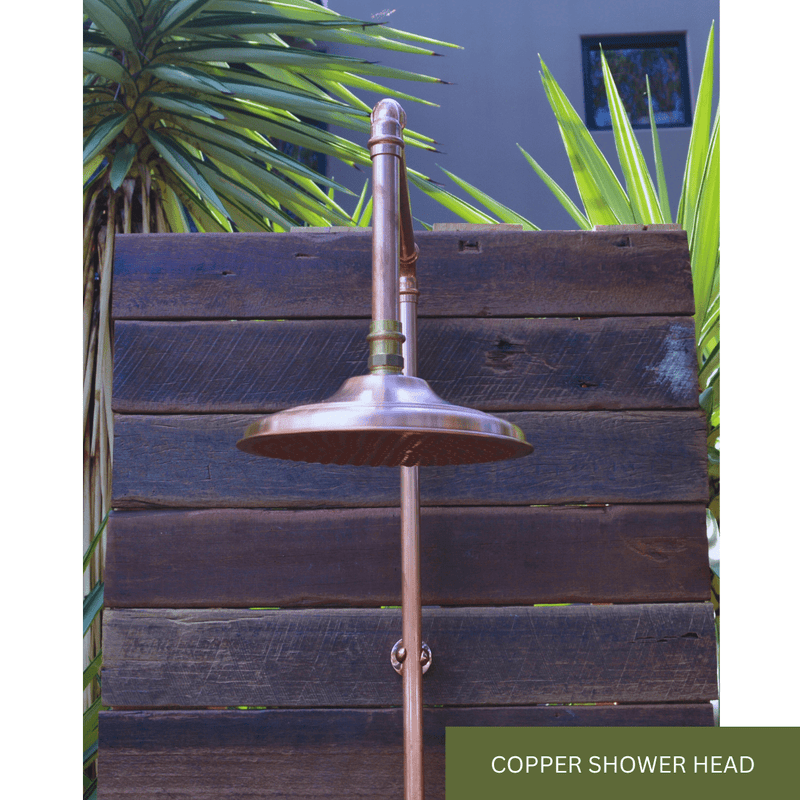 Load image into Gallery viewer, Australian made copper shower head supplied with Burleigh model