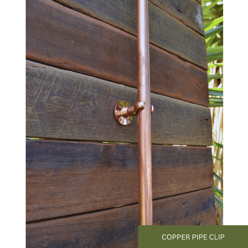 Load image into Gallery viewer, Close up of proprietary copper clips unique to burleigh shower
