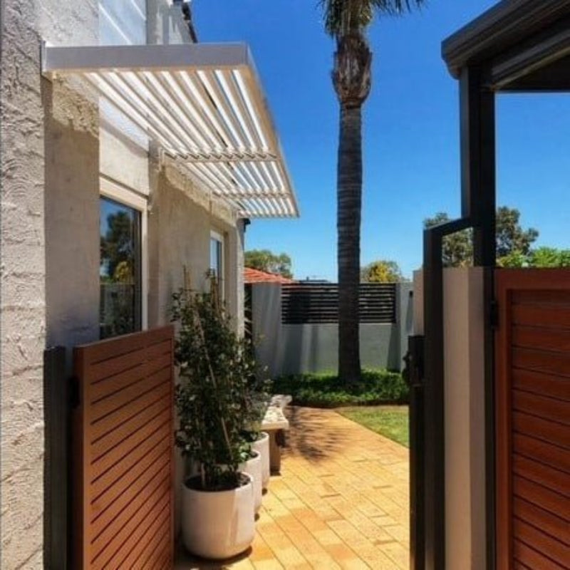 Load image into Gallery viewer, Clik’n’Fit Louvre Window Awnings - SS-CNFLAW-1050 - Eco Sustainable House