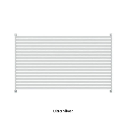 Clik'n'Fit® Aluminium Window Privacy Screens - FLAT SLATS - Suits 1500, 1800 or 2100mm Widths