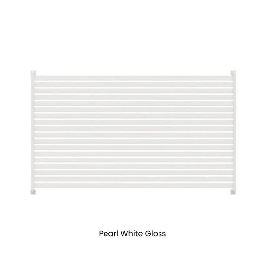 Clik'n'Fit® Aluminium Window Privacy Screens - FLAT SLATS - Suits 1500, 1800 or 2100mm Widths