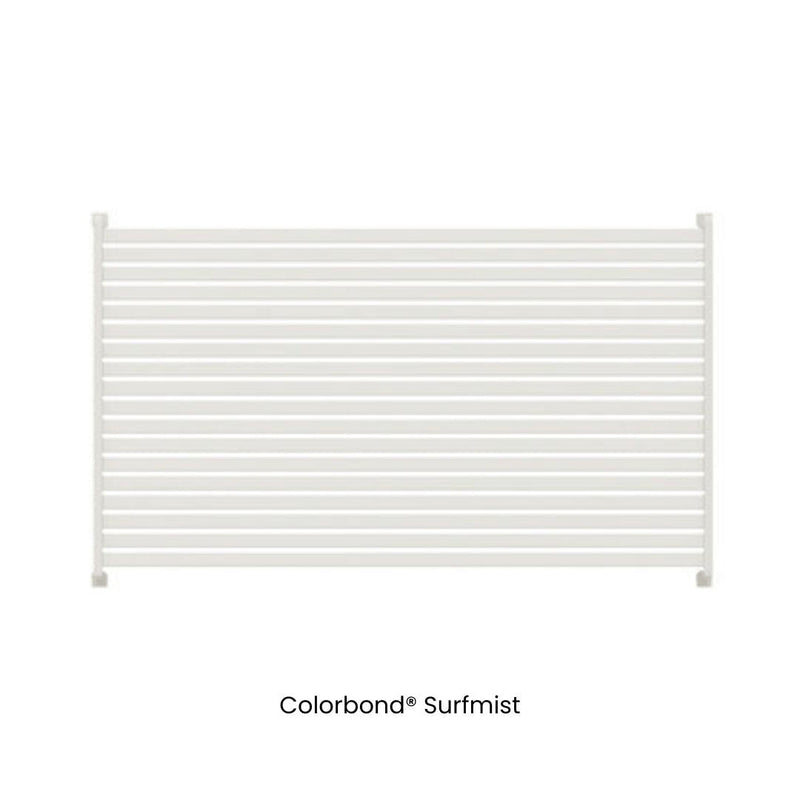 Load image into Gallery viewer, Clik'n'Fit® Aluminium Window Privacy Screens - FLAT SLATS - Suits 1500, 1800 or 2100mm Widths