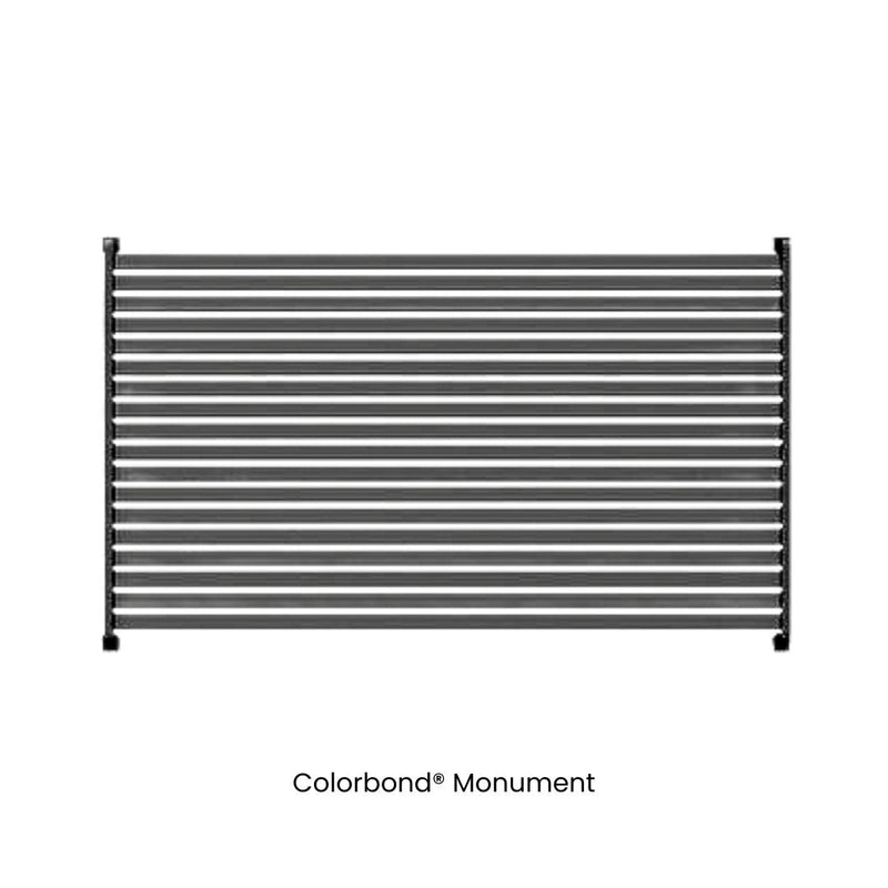 Load image into Gallery viewer, Clik'n'Fit® Aluminium Window Privacy Screens - FLAT SLATS - Suits 1500, 1800 or 2100mm Widths