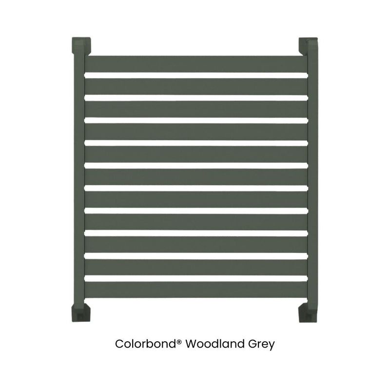 Load image into Gallery viewer, Clik'n'Fit® Aluminium Window Privacy Screens - FLAT SLATS - 600, 900 or 1200mm Widths