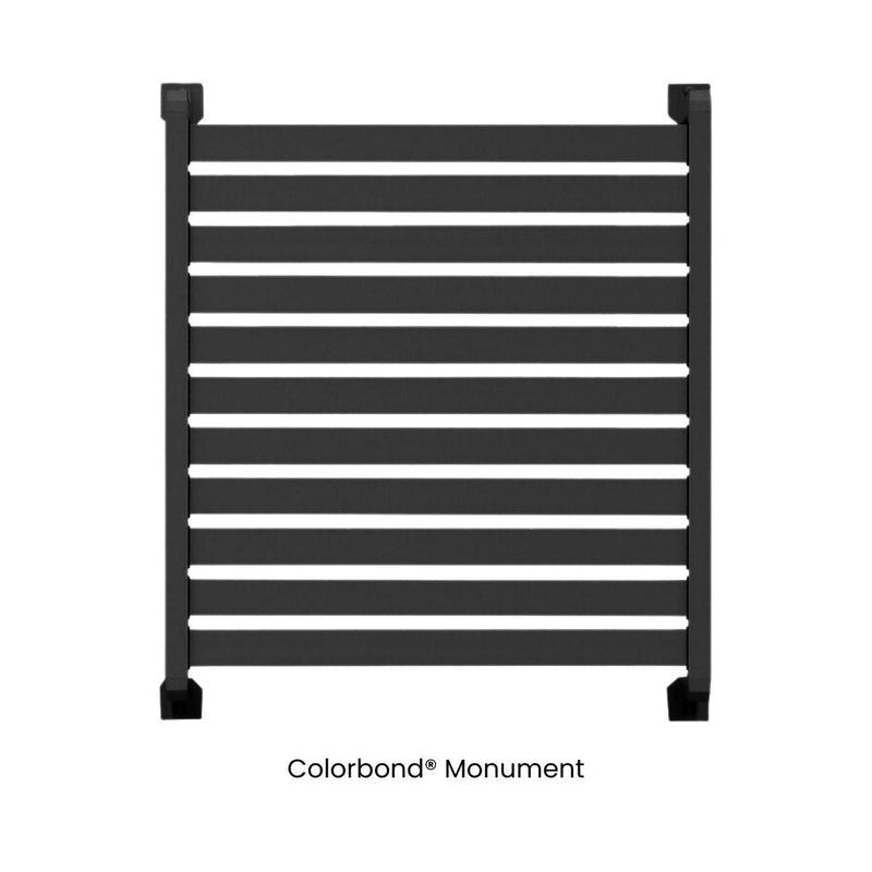 Load image into Gallery viewer, Clik'n'Fit® Aluminium Window Privacy Screens - FLAT SLATS - 600, 900 or 1200mm Widths