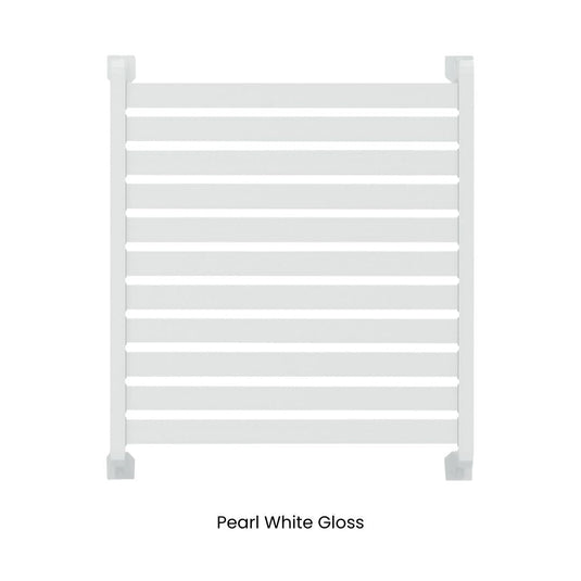 Clik'n'Fit® Aluminium Window Privacy Screens - FLAT SLATS - 600, 900 or 1200mm Widths