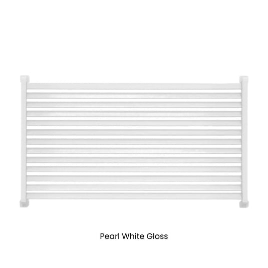 Clik'n'Fit® Aluminium Window Privacy Screens - LOUVRE SLATS - 1500, 1800 or 2100mm Width Windows