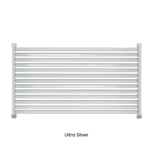 Clik'n'Fit® Aluminium Window Privacy Screens - LOUVRE SLATS - 1500, 1800 or 2100mm Width Windows