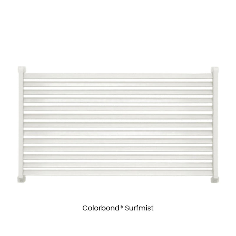 Load image into Gallery viewer, Clik'n'Fit® Aluminium Window Privacy Screens - LOUVRE SLATS - 1500, 1800 or 2100mm Width Windows