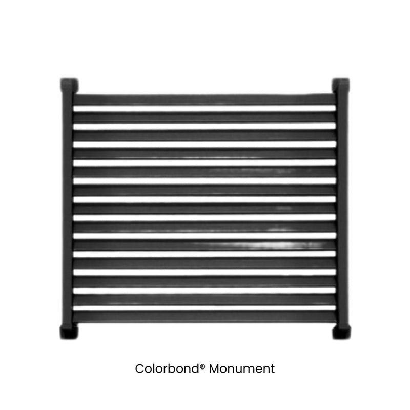 Load image into Gallery viewer, Clik'n'Fit® Aluminium Window Privacy Screens - LOUVRE SLATS - 600mm, 900mm or 1200mm Widths