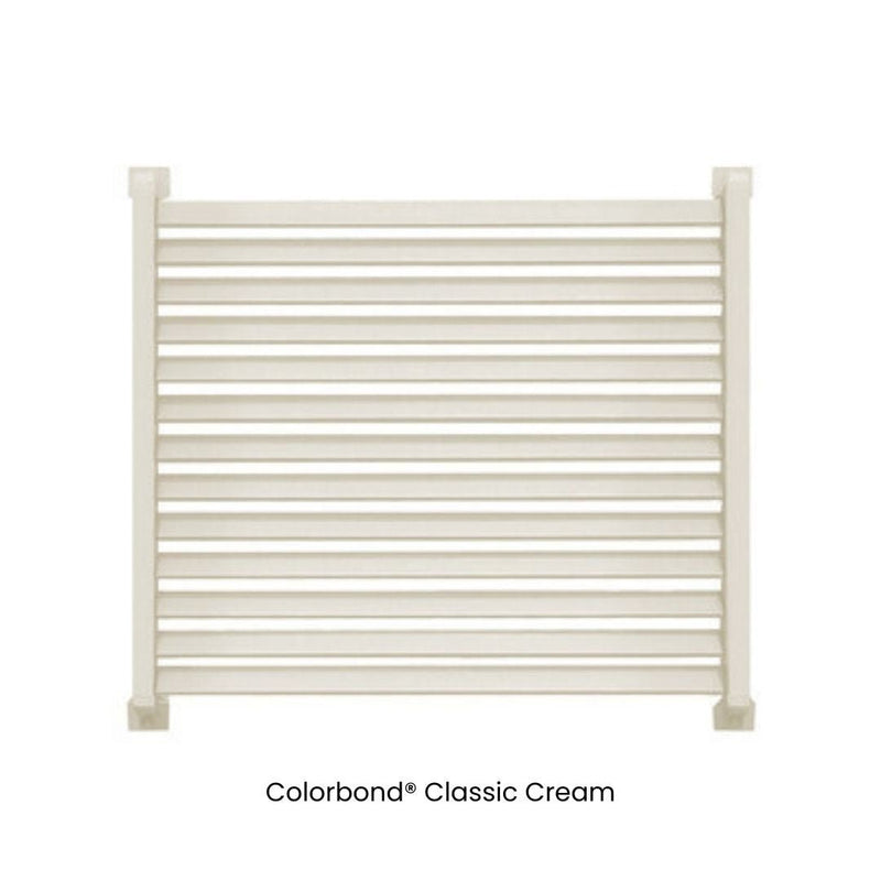 Load image into Gallery viewer, Clik'n'Fit® Aluminium Window Privacy Screens - LOUVRE SLATS - 600mm, 900mm or 1200mm Widths