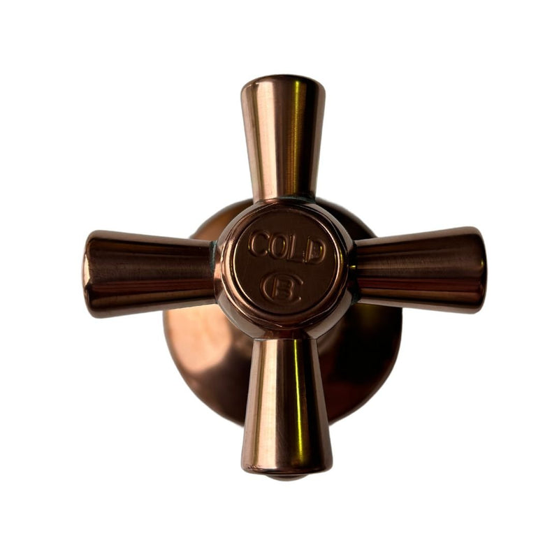 Load image into Gallery viewer, Copper or Brass Wall Mounted Taps