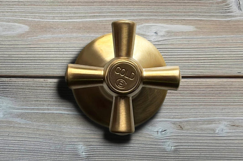 Load image into Gallery viewer, Copper or Brass Wall Mounted Taps