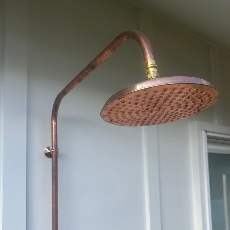 Load image into Gallery viewer, Copper Shower Head - 200mm - High Flow 8L/Min