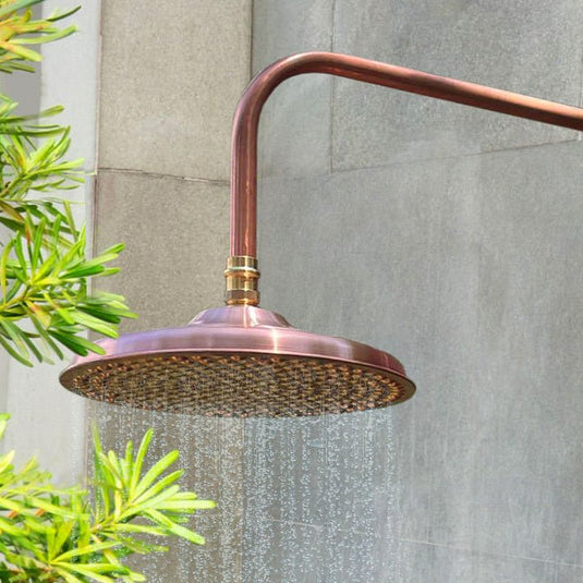 Copper Shower Head - 200mm - High Flow 8L/Min