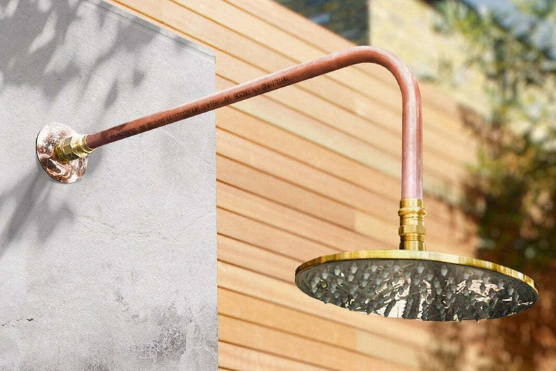 Load image into Gallery viewer, Brass Shower Head - 200mm - High Flow 9L/Min