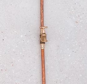 Load image into Gallery viewer, Plain Garden Tap for Copper Shower (Foot Wash) - ESH-FOOTTAP - Eco Sustainable House