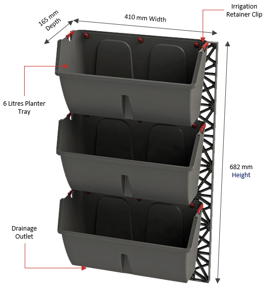 Load image into Gallery viewer, Gro-Wall Slim Line - ATL-80081 - Eco Sustainable House