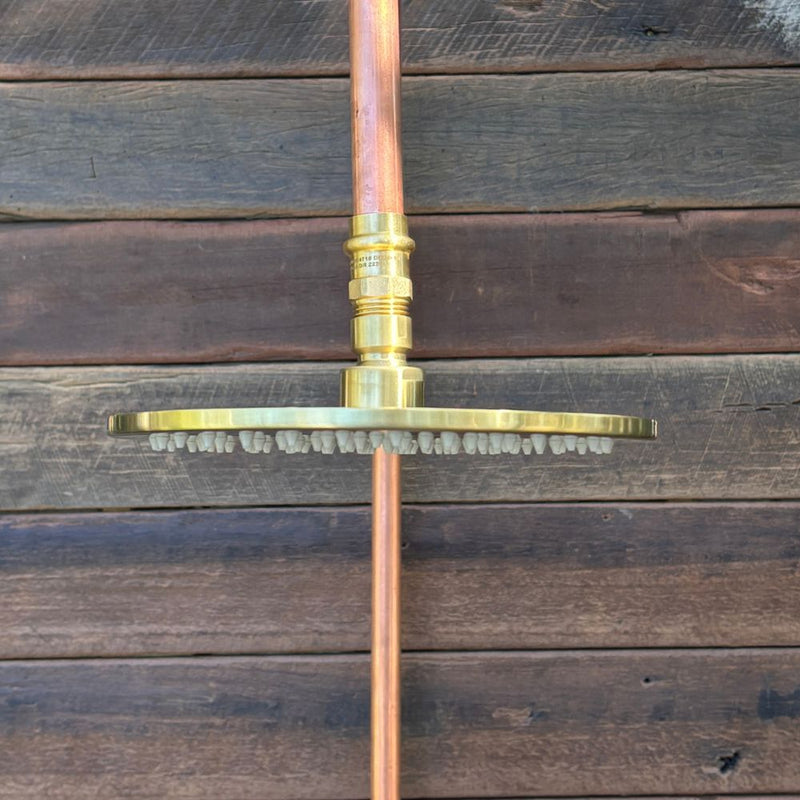 Load image into Gallery viewer, KIRRA Outdoor Shower Kit - Brass 200mm Shower Head