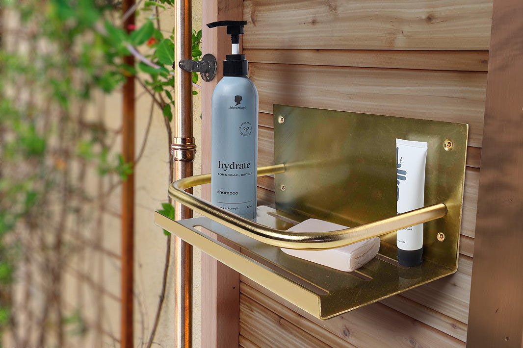 Outdoor Shower Shelf