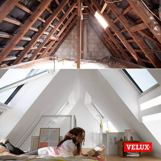 VELUX GGL Roof Window (Centre-Pivot Roof Window) - VEL-GGL CK02 - Eco Sustainable House