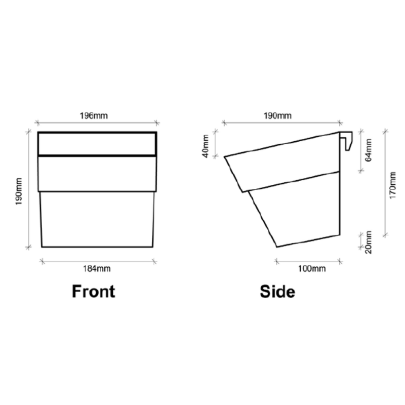 Load image into Gallery viewer, Wall Planter Pots X10 - ATL-80052FP - Eco Sustainable House