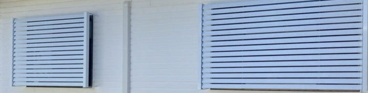 Window Privacy Sheild Aluminium Window Privacy Screens | Eco Sustainable House