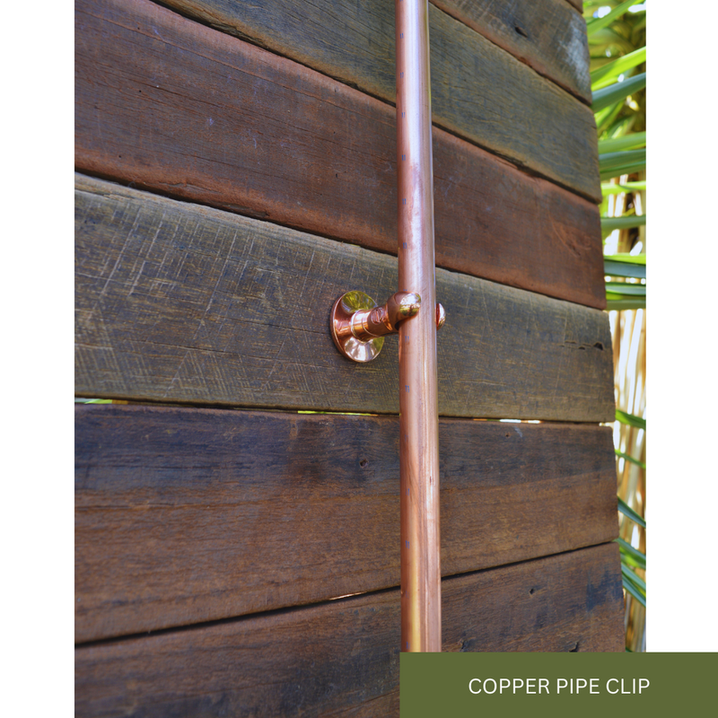 Load image into Gallery viewer, Close up of proprietary copper clips unique to burleigh shower
