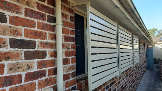Privacy Window Shield Aluminium Window Privacy Screens | Eco Sustainable House