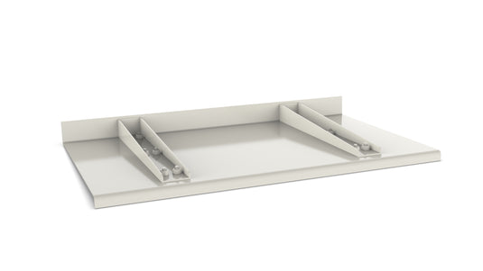 Double Bracket Awning Pearl White