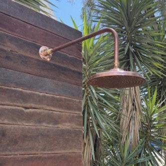 Load image into Gallery viewer, BILINGA Outdoor Shower Kit - Out of Wall  - Copper Head
