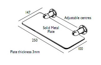 Load image into Gallery viewer, Brass Shelf
