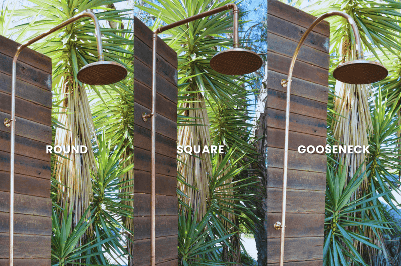 Load image into Gallery viewer, BURLEIGH Outdoor Shower Kit - 200mm Copper Head
