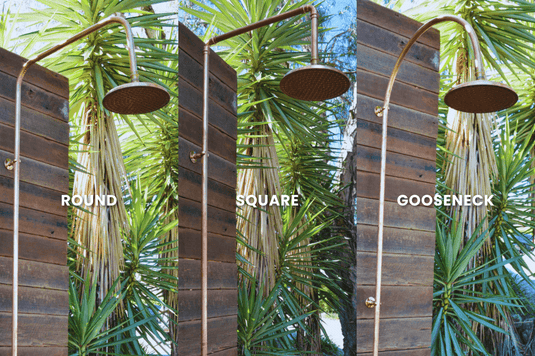 BURLEIGH Outdoor Shower Kit - 200mm Copper Head