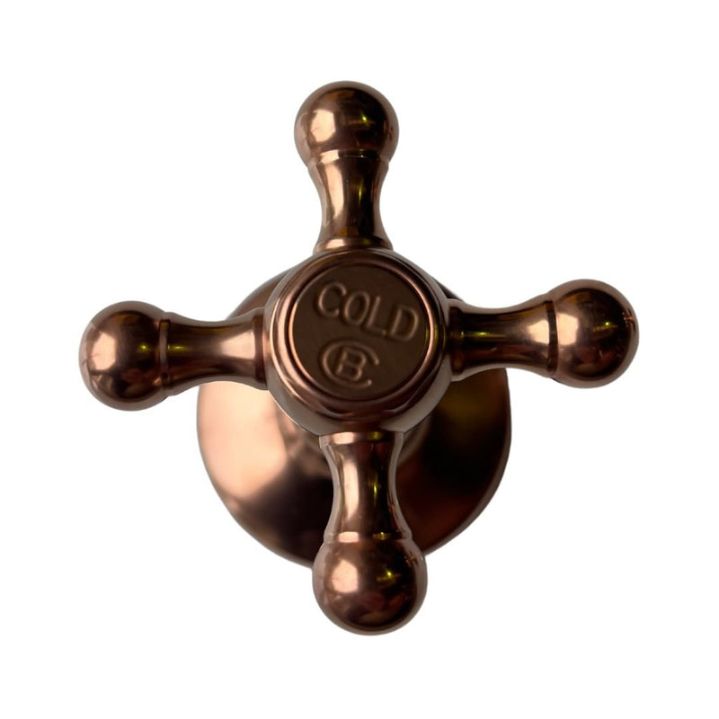 Load image into Gallery viewer, Copper or Brass Wall Mounted Taps
