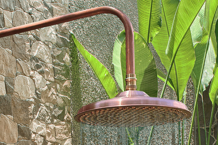 Load image into Gallery viewer, Copper Shower Head - 250mm - High Flow 9L/Min

