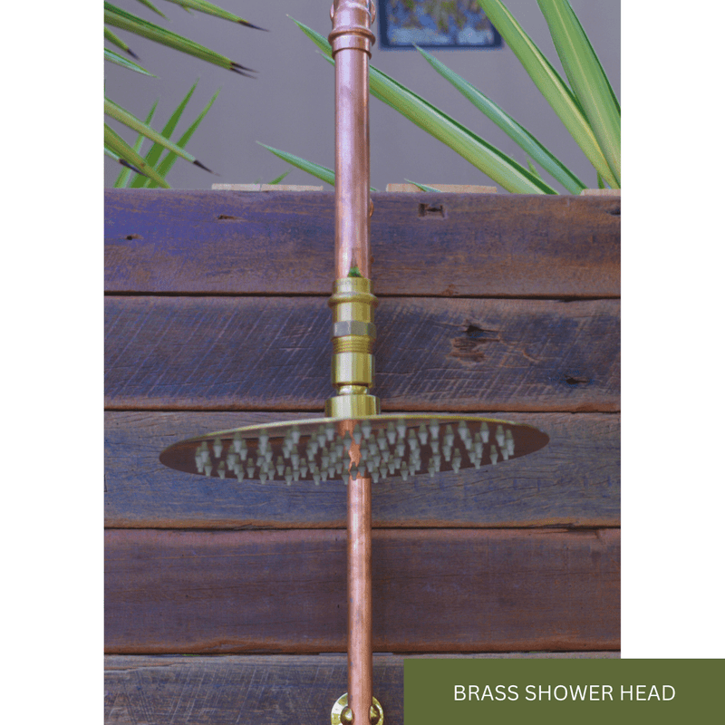 Load image into Gallery viewer, JUST ADD PIPE Outdoor Copper Shower Kit
