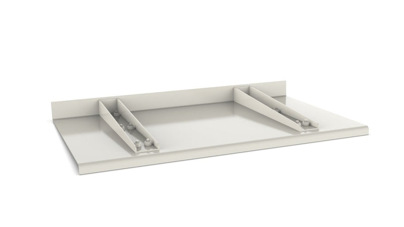 Load image into Gallery viewer, Double Bracket Awning Pearl White
