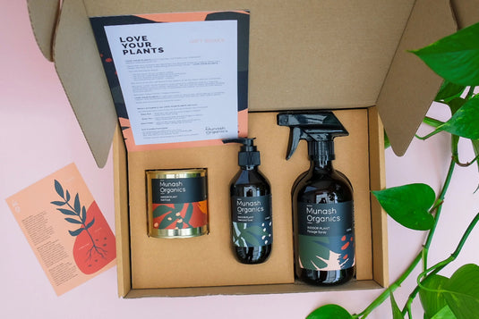 Organic Indoor Plant Care Gift Box