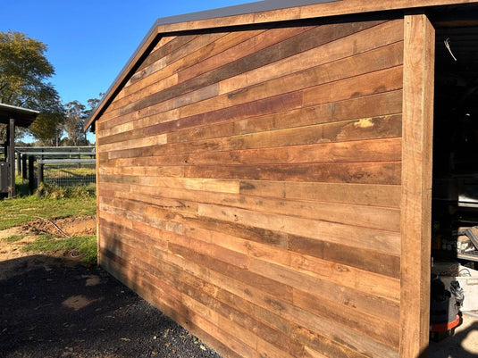 Original Weathered - Faced and Wire Brushed - Recycled Thin Cladding