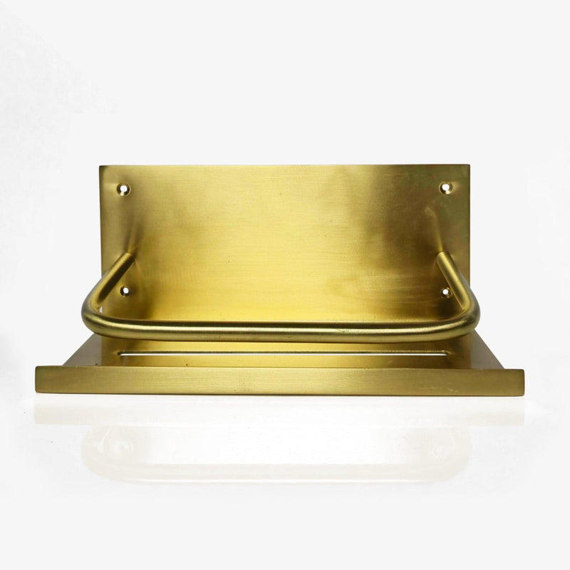Load image into Gallery viewer, Outdoor Shower Shelf Copper or Brass
