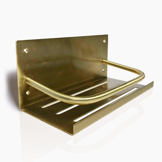 Outdoor Shower Shelf Copper or Brass