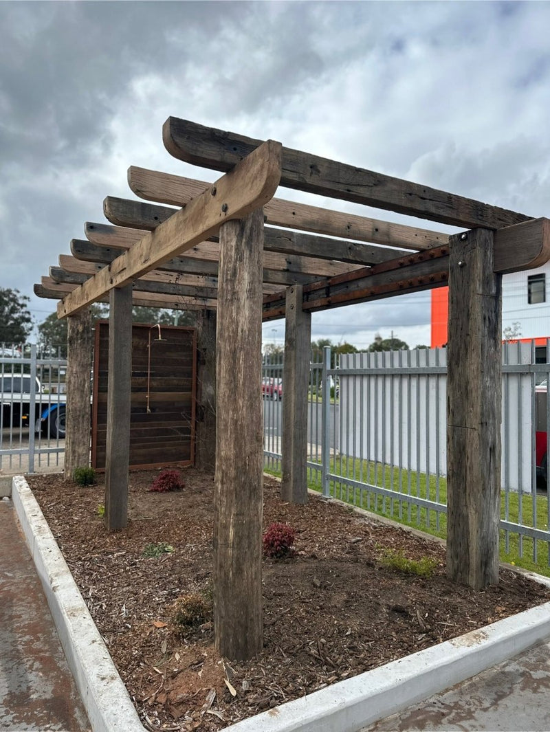 Load image into Gallery viewer, Reclaimed Timber Posts - Wire Brushed
