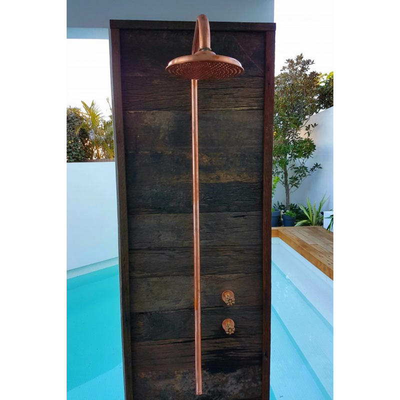 Load image into Gallery viewer, Avalon Wall Mounted Copper Shower Set
