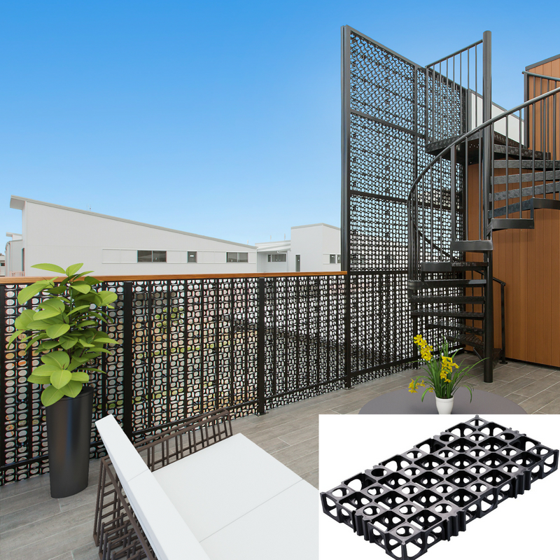 Load image into Gallery viewer, Plastic screen for rooftop balcony
