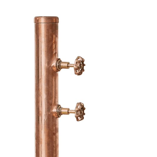 Avalon Freestanding Copper Shower - BC-CES-FT - Eco Sustainable House
